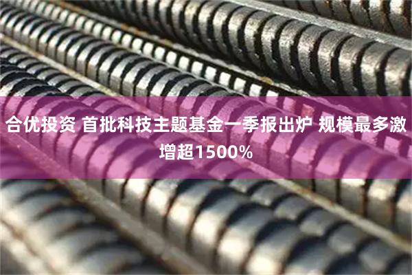 合优投资 首批科技主题基金一季报出炉 规模最多激增超1500%